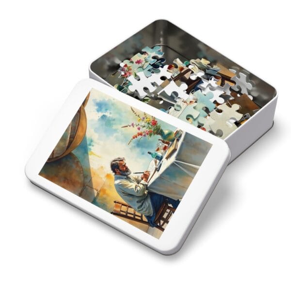 Bhang and Renge - Jigsaw Puzzle with Tin - Imagen 15