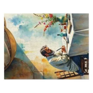 Bhang and Renge - Jigsaw Puzzle with Tin