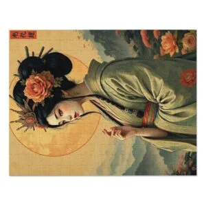 Bhang and Renge - Jigsaw Puzzle with Tin