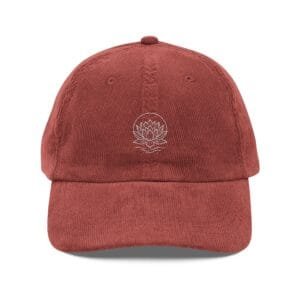Vintage Embroidered Corduroy Cap - Boho Style Hat for Trendy Looks