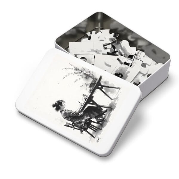 Bhang and Renge - Jigsaw Puzzle with Tin - Imagen 12