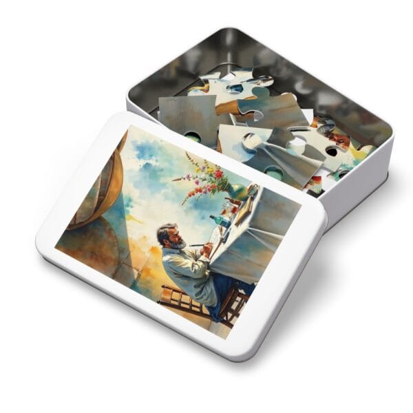 Bhang and Renge - Jigsaw Puzzle with Tin - Imagen 12