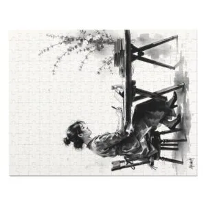 Bhang and Renge - Jigsaw Puzzle with Tin