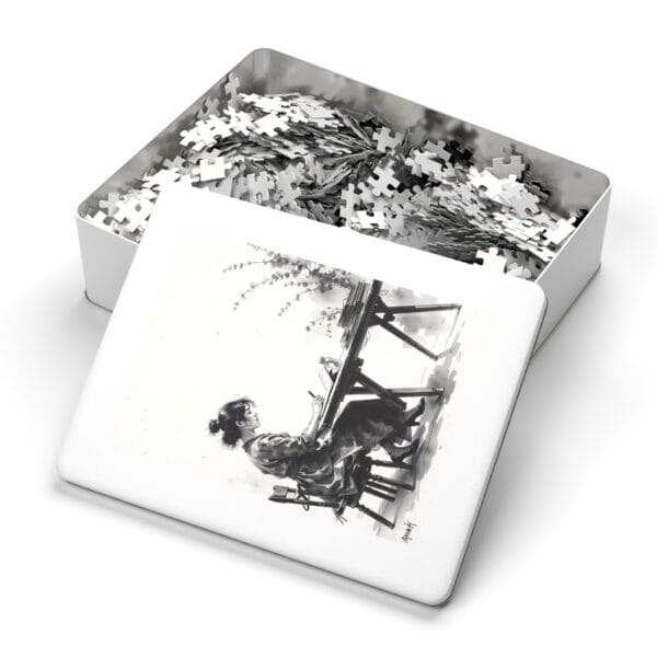 Bhang and Renge - Jigsaw Puzzle with Tin - Imagen 18