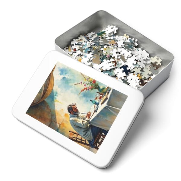 Bhang and Renge - Jigsaw Puzzle with Tin - Imagen 3