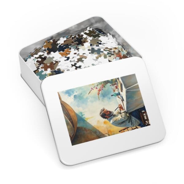 Bhang and Renge - Jigsaw Puzzle with Tin - Imagen 6